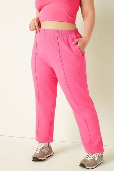 Pink best sale capri sweatpants