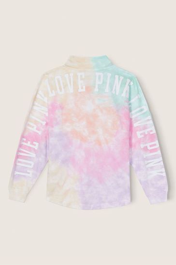 Buy Victoria s Secret PINK Multicolored Tie Dye Logos Fleece
