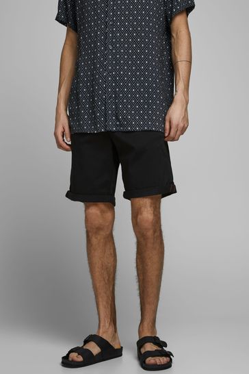 Jack & Jones black Loose Fit Chino Shorts