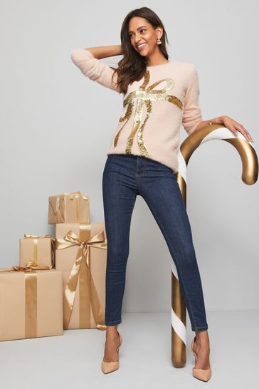 Lipsy christmas jumper discount dress