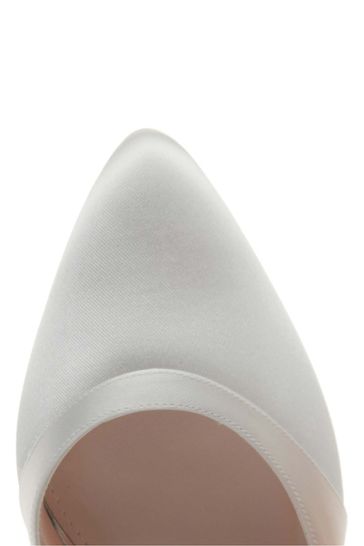 Buy Rainbow Club Ivory Wedding Harper Satin Pointed Bridal Court Shoes from Next Luxembourg