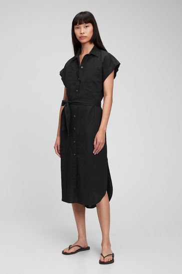 Gap midi shirt dress new arrivals
