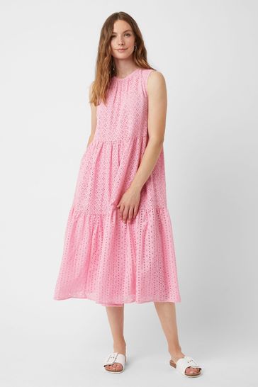 Great Plains Pink Summer Broderie Dress