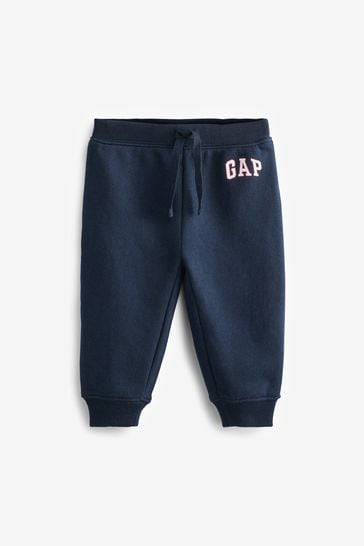 Gap Blue Logo Fleece Trousers (Newborn - 6yrs)