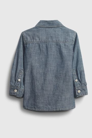Gap mens chambray shirt clearance