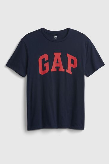Buy Gap Logo Short Sleeve Crew Neck T-Shirt from Next Ireland