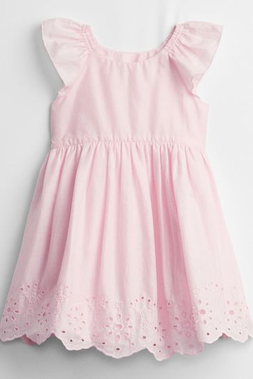 Buy Gap Pink Eyelet Dress Toddler from Next Luxembourg