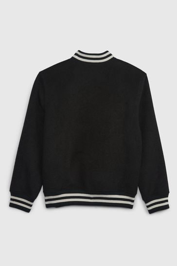 Gap black hotsell bomber jacket