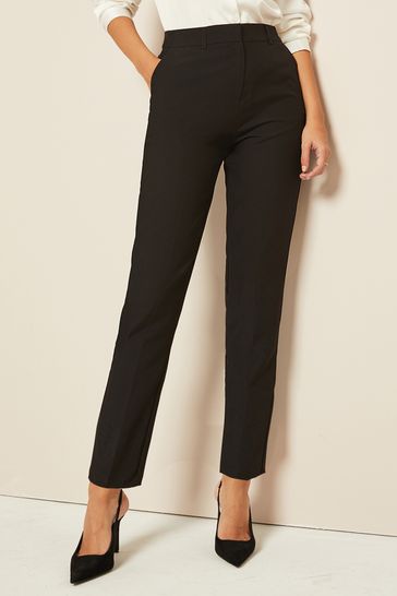 Friends Like These Black Tailored Ankle Grazer Trousers