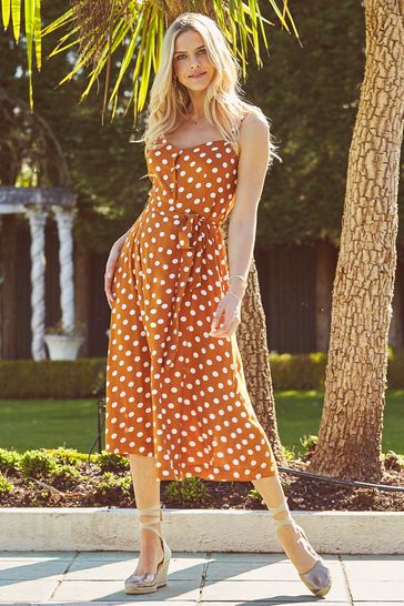 Dress online button front