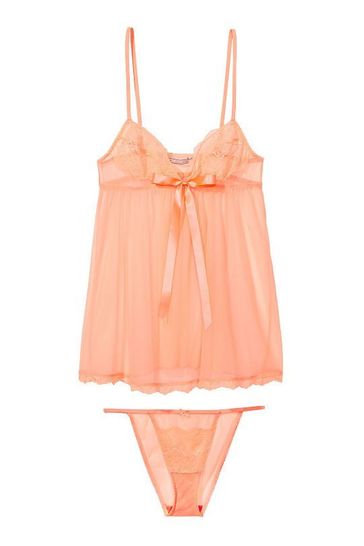 Buy Victoria's Secret La Fleur Sheer Mesh Lace Babydoll from Next Ireland