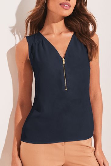 V neck on sale vest top womens