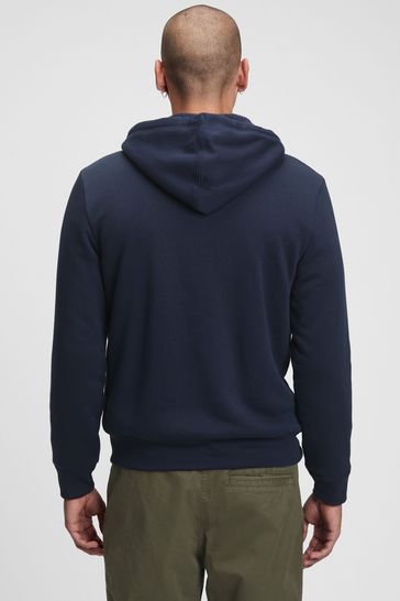 Navy blue sherpa hoodie outlet