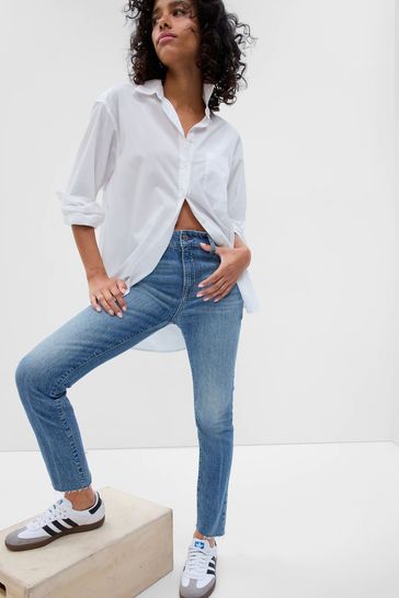 Buy Gap Mid Rise Slim Boyfriend Jeans from the Gap online shop