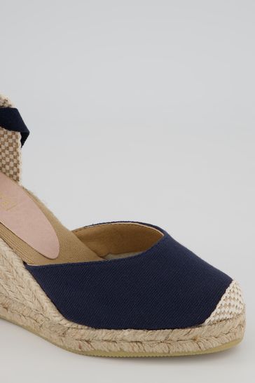 Office marmalade espadrille shop wedges natural canvas
