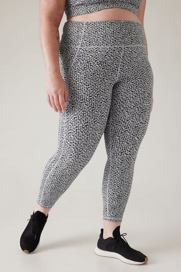 Black and shop white print leggings