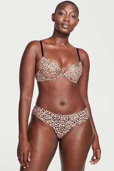 Buy Victoria's Secret Camo Leopard Thong No-Show Knickers from