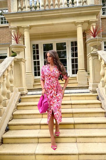 Ruched Side Midi Dress from Next Lithuania