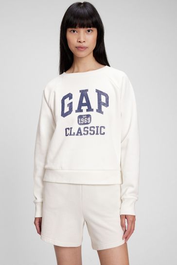 Gap White Vintage Soft Sweatshirt