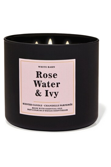 Bath & Body Works Rose Water & Ivy Rose Water & Ivy 3-Wick Scented Candle 411 g