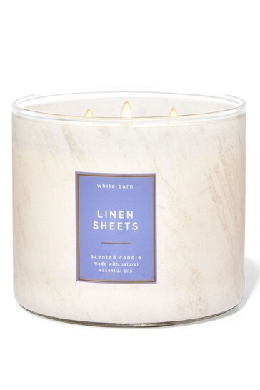 Bath & Body Works Linen Sheets Linen Sheets 3-Wick Scented Candle 411 g