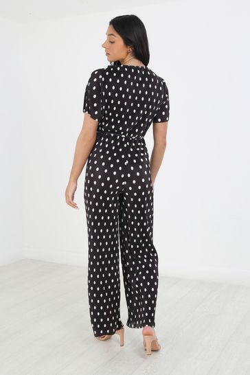 Brave soul polka dot jumpsuit deals