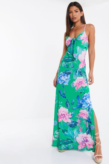 Green quiz dress sales