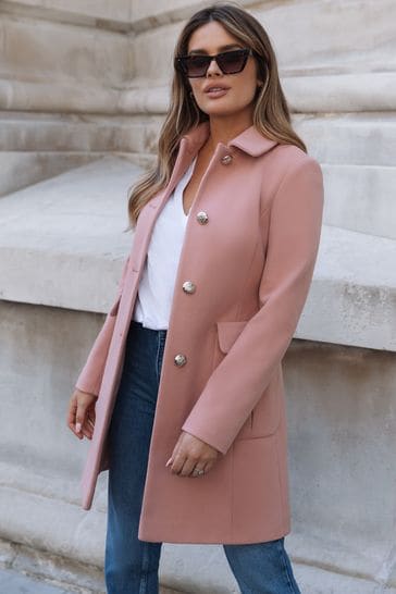 Lipsy pink top coat