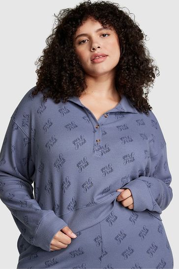 Women's plus size thermal henley shirts store