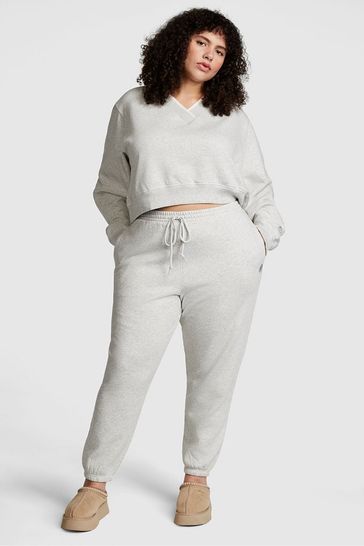 Victoria's Secret PINK Heather Grey Fleece Jogger