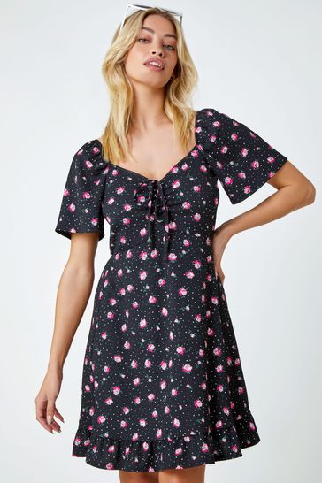 Dusk floral dress sale