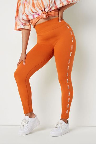 Buy Victoria s Secret PINK Smokey Orange Seamless High Waist Leggings from Next Ireland