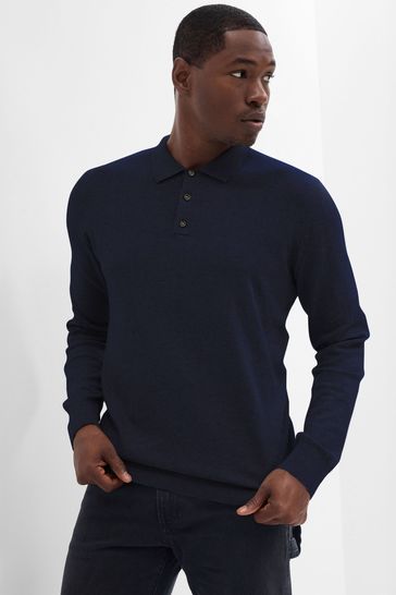 Gap long sleeve polo top
