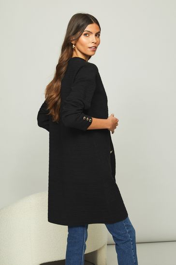 Ladies discount black coatigan