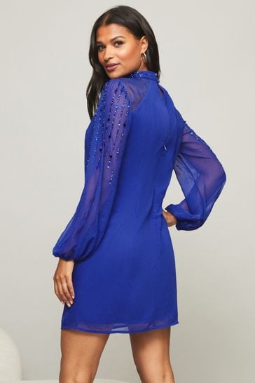 Lipsy long sleeve shift dress top