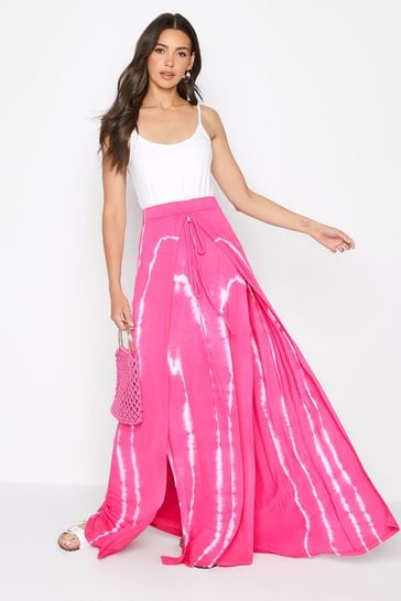 Long Tall Sally Pink Tie Dye Skirt