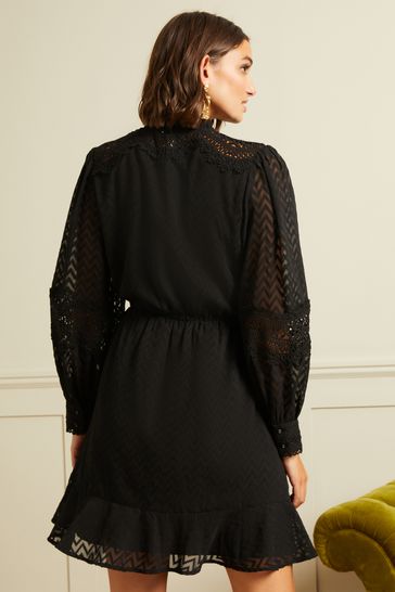 Button through skater dress 2025