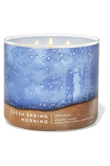 Bath & Body Works Fresh Spring Fresh Spring Morning 3-Wick Candle 14.5 oz / 411 g