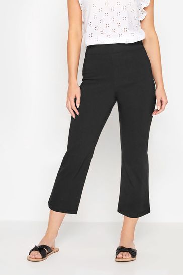 Buy PixieGirl Petite Black Bi Stretch Cropped Trousers from Next Ireland