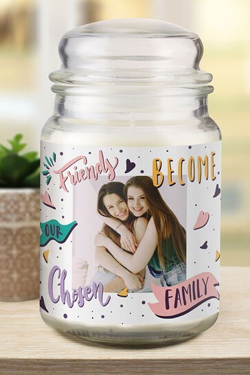 Personalised Photo Upload Candle Jar by Signature Gifts
