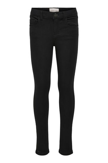 Buy ONLY KIDS Black Skinny Jeans With Adjustable Waistband from Next Hong  Kong
