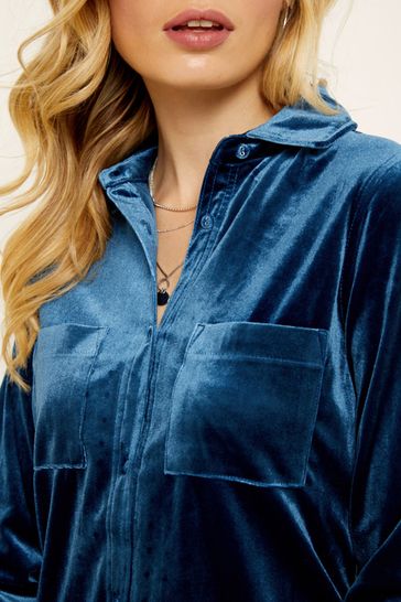 Buy Sosandar Velvet Shirt from Next 