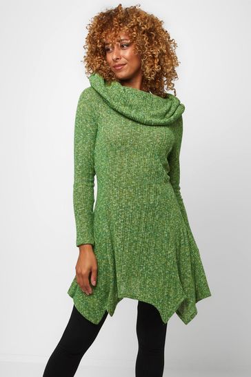 Joe Browns Green Best Ever Shawl Collar Knitted Tunic