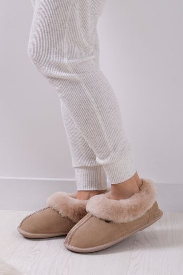 Just Sheepskin Cream Ladies Classic Sheepskin Slipper