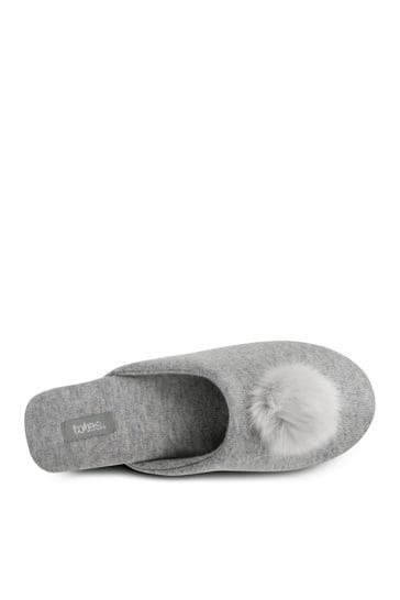 Cashmere pom clearance pom slippers