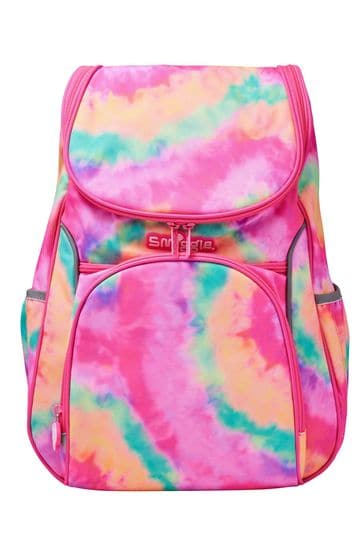 Tie dye pink backpack deals
