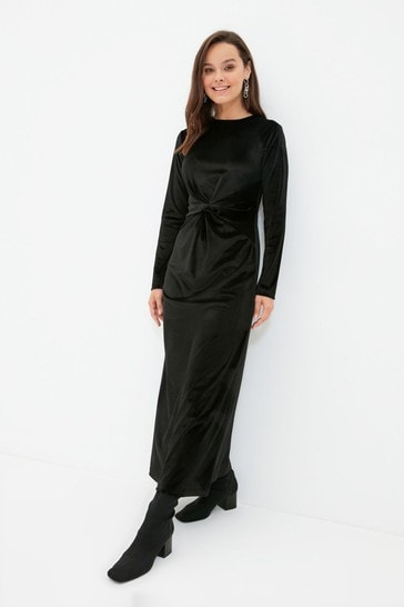 Velvet maxi gown Clearance