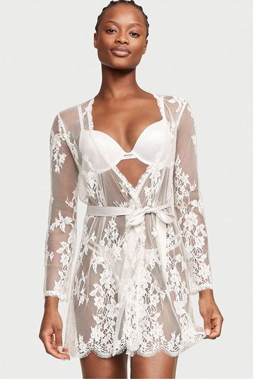 Sheer 2025 lace robe