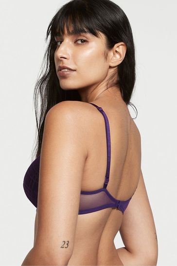 Buy Victoria's Secret Plum Perfect Purple Lace Push Up T-Shirt Bra from  Next Luxembourg