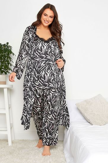 Black wide leg pyjama bottoms store